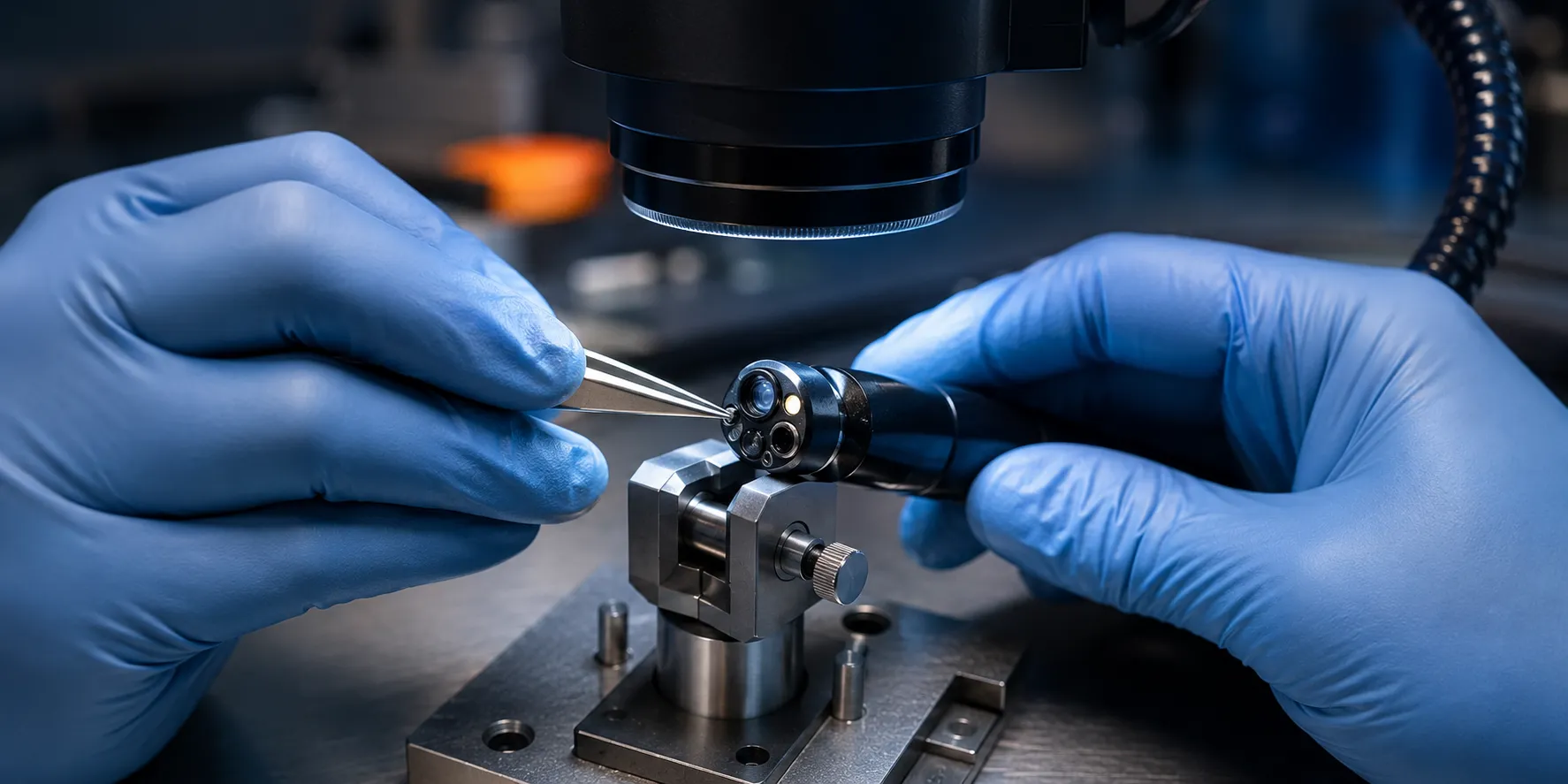 Microscope repair detail