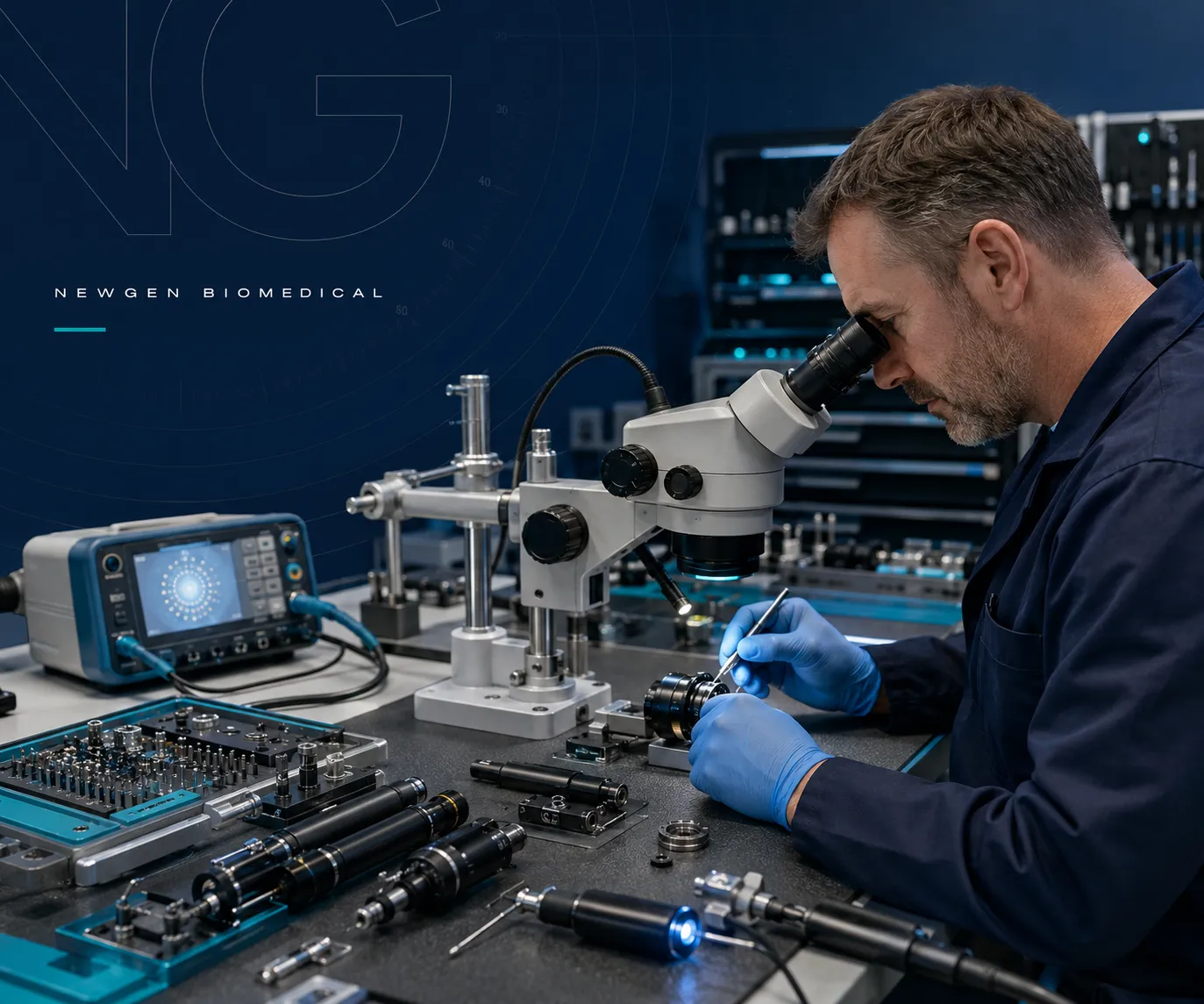 Calibration testing instruments and biomedical hardware